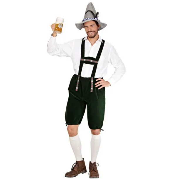 Green Lederhosen - Express Yourself Costume Hire | Southampton, Hampshire