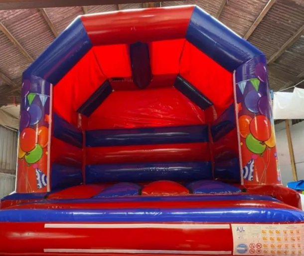 New For 2025 - 12 X 12 Red Blue Party Castle