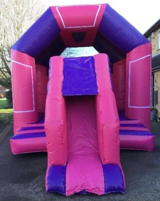 Large Pink Velcro Bounce And Slide