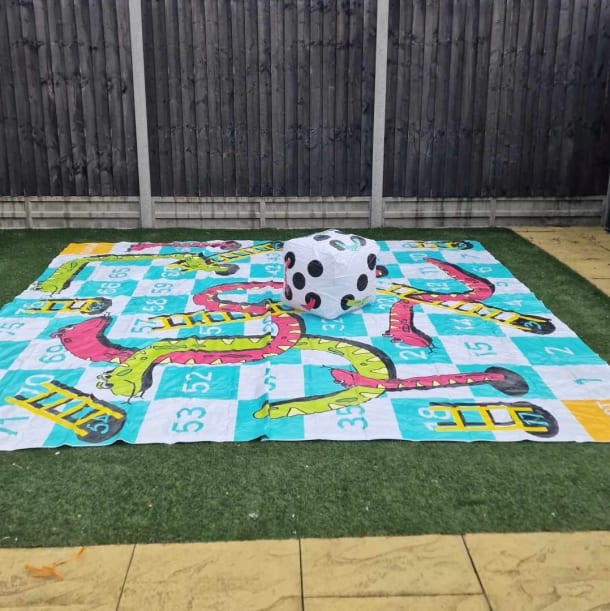 Giant Snakes And Ladders Bouncy Play House