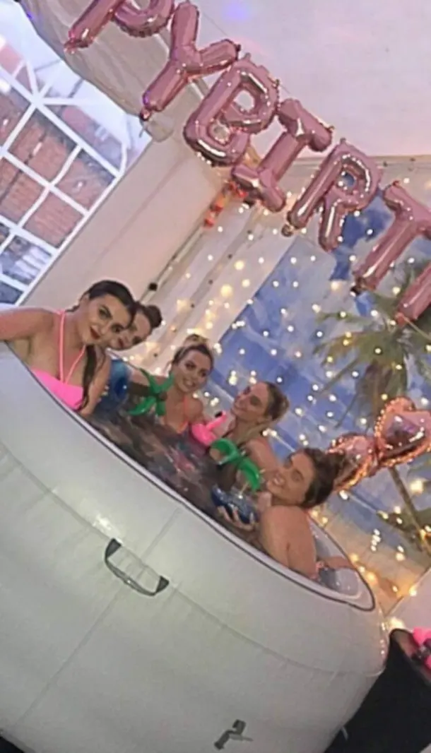 Girls Night Ultimate Party Hot Tub Package