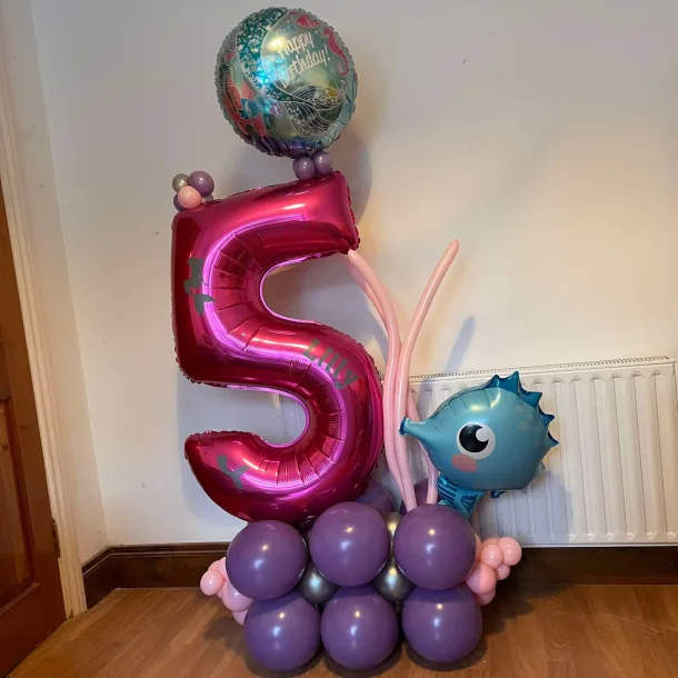Mermaid Themed Birthday Display