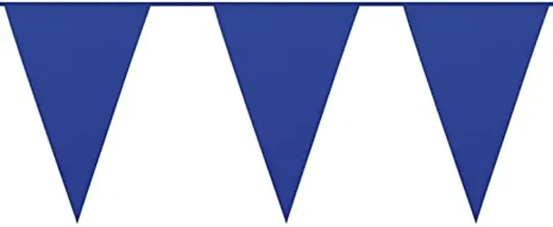 Dark Blue Standard Plastic Bunting 10m (20 Flags)