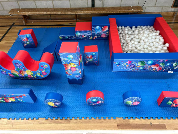 Blue And Red Soft Play