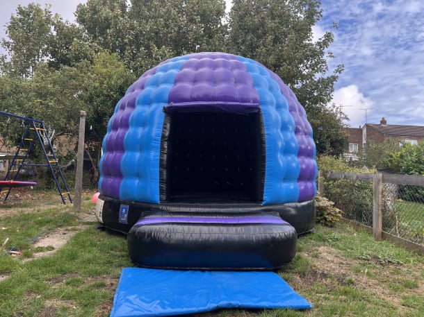 Blue Purple Disco Dome
