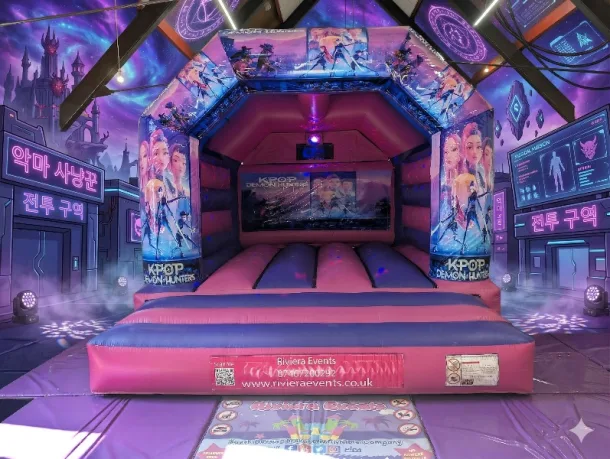 Kpop Disco Bouncy Castle