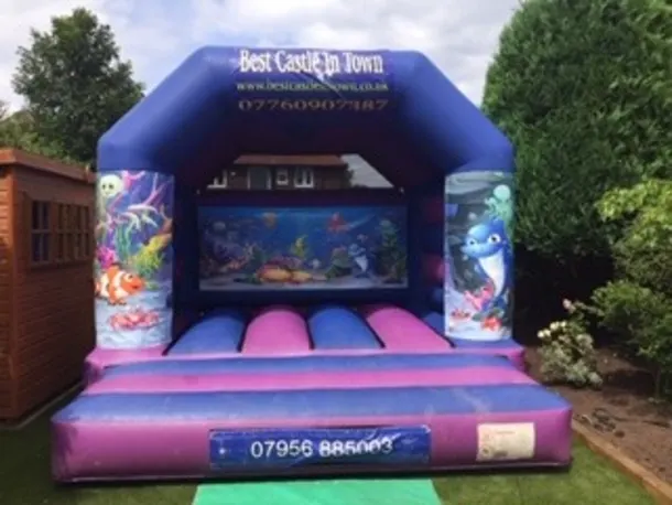 Under The Sea Bouncy Castle - Combo Slide