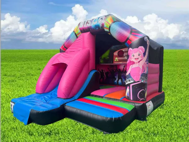 Party Fun Castle With Side Slide