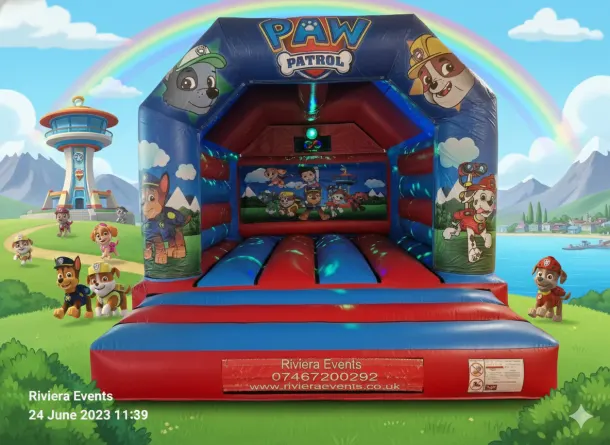 Paw Patrol Disco Bouncy Castle