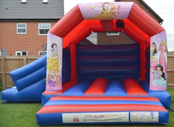 Princess Slide Combo 15ft X 17ft Red And Blue