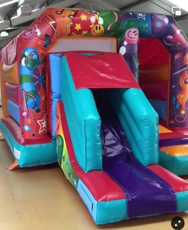 Party Castle With Front Slide