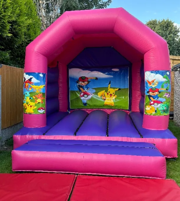 12ft X 12ft Pink And Purple Castle - Pokermon