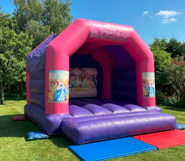 15ft X 12ft Pink And Purple Castle - Princess Theme