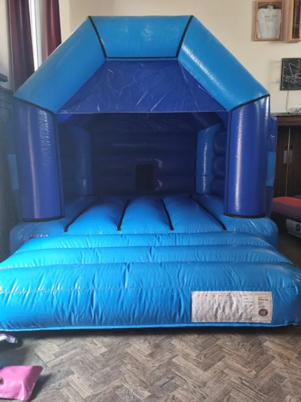 Blue Bouncy Castle