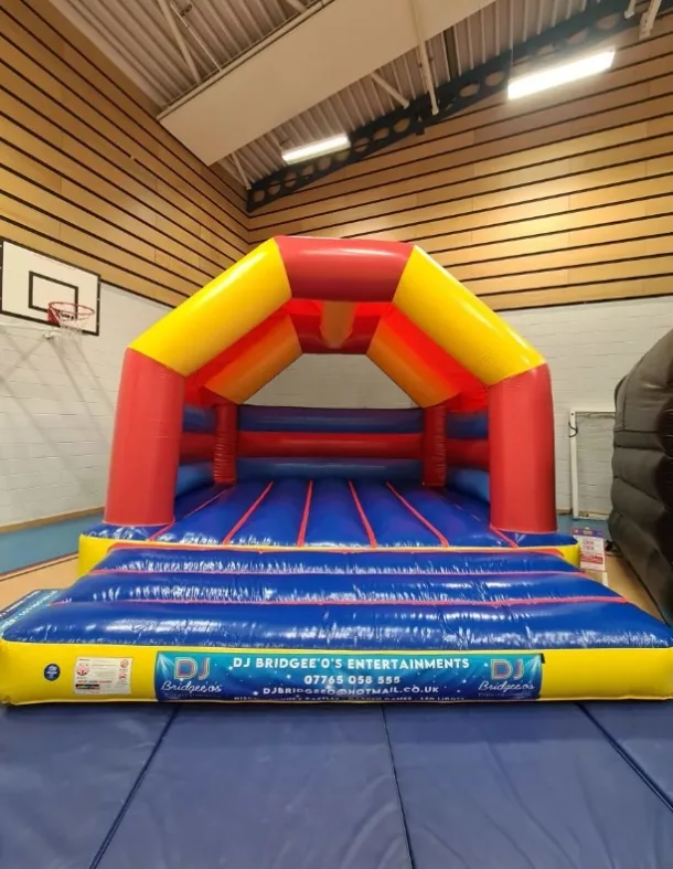 Large Multi-coloured Bouncy Castle