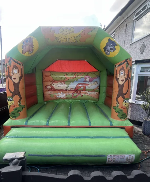 Jungle Book Green Bouncy Castle