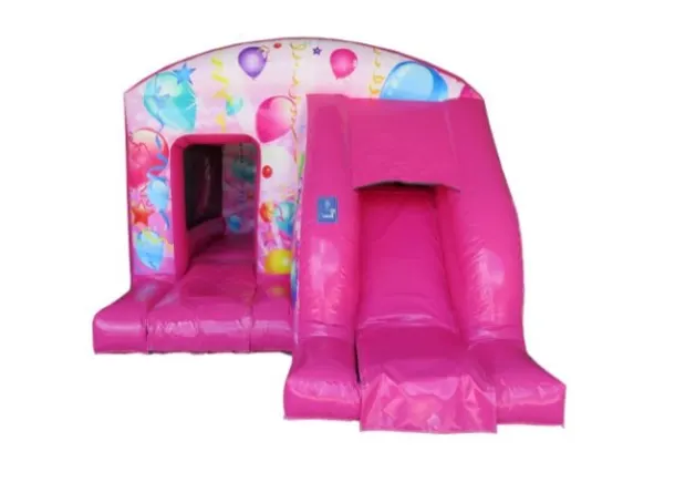 Pink Party Themed Box Jump And Slide