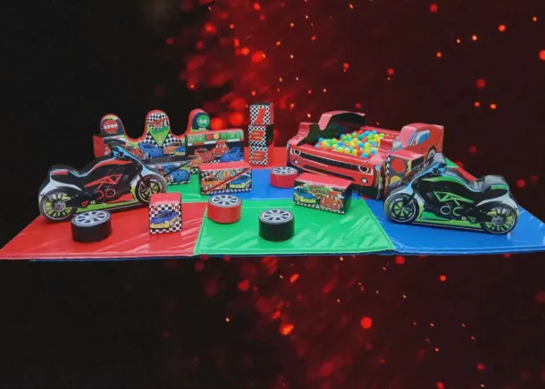 Speedway Soft Play Package With Ride Ons