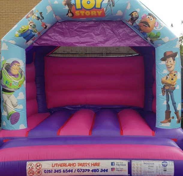 Pink Toy Story Bouncy Castle