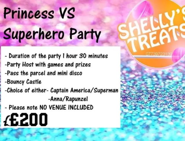 Princess Vs Superhero Party