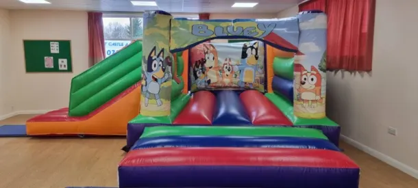 Bluey Slide Bouncy Castle