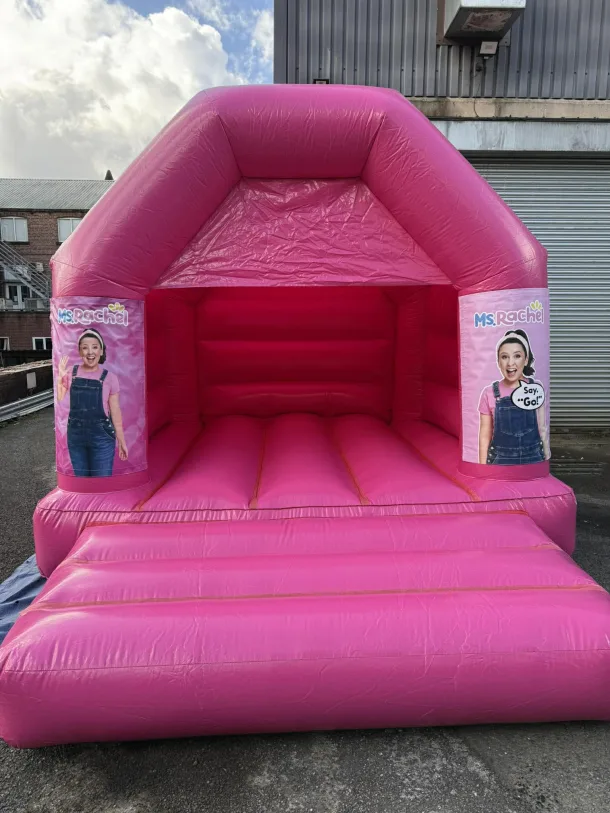 Ms Rachel Pink Bouncy Castle