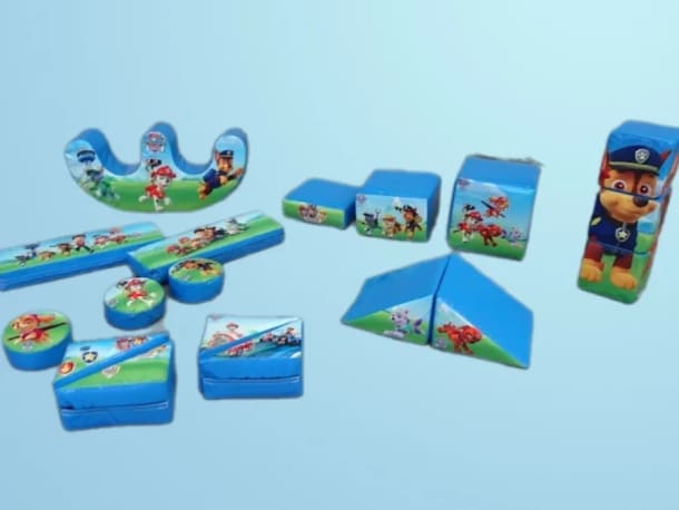 18 Piece Paw Patrol Soft Play Set