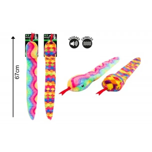 Smart Choice Plush Rainbow Snake