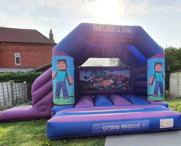 Minecraft Bouncy Castle - Combo Slide