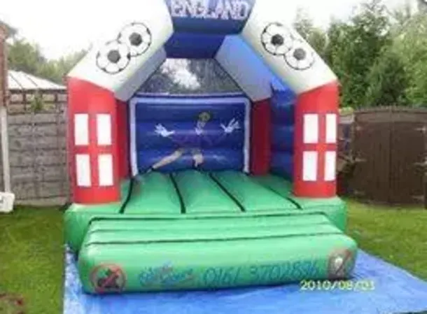 Football Themed Bouncy Castle