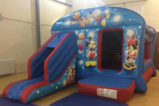 14ft Wide Cartoon Combo Bouncy Castle