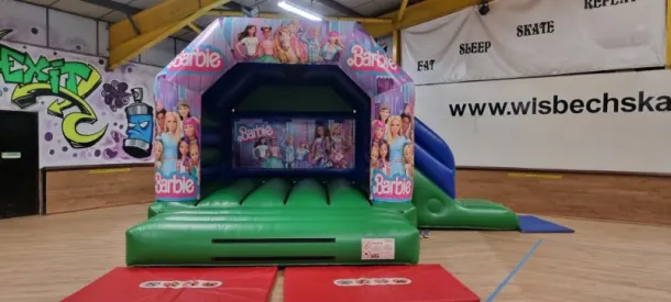 Barbie Slide Bouncy Castle