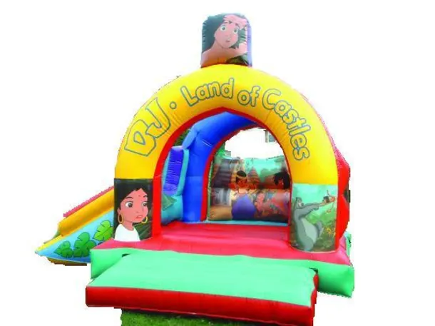 15ft X 17ft  Jungle Book Slide Castle