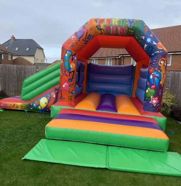 Party Fun Castle With Side Slide