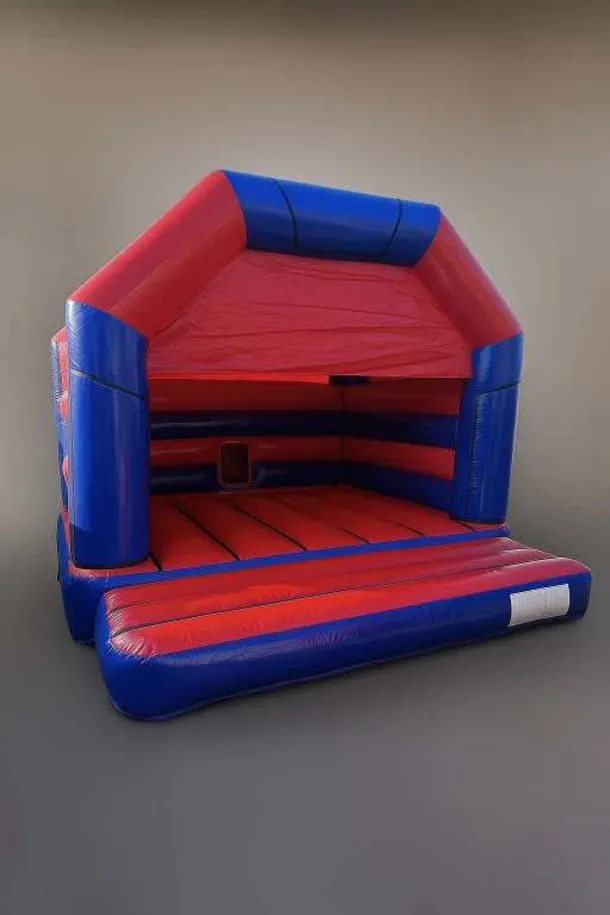 17ft X 16ft Red And Blue Bouncy Castle