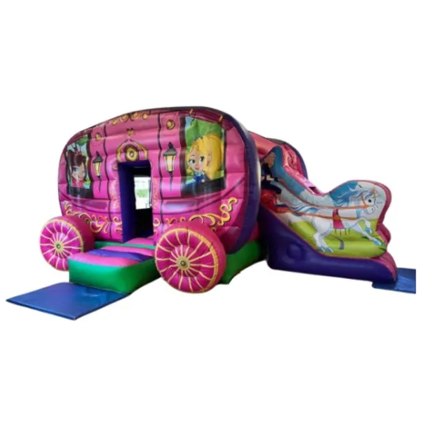 Princess Carriage Combi Castle 24ft X 24ft