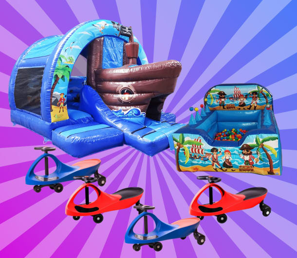 Pirate Curve Bouncy Castle Hire Boston And Spalding