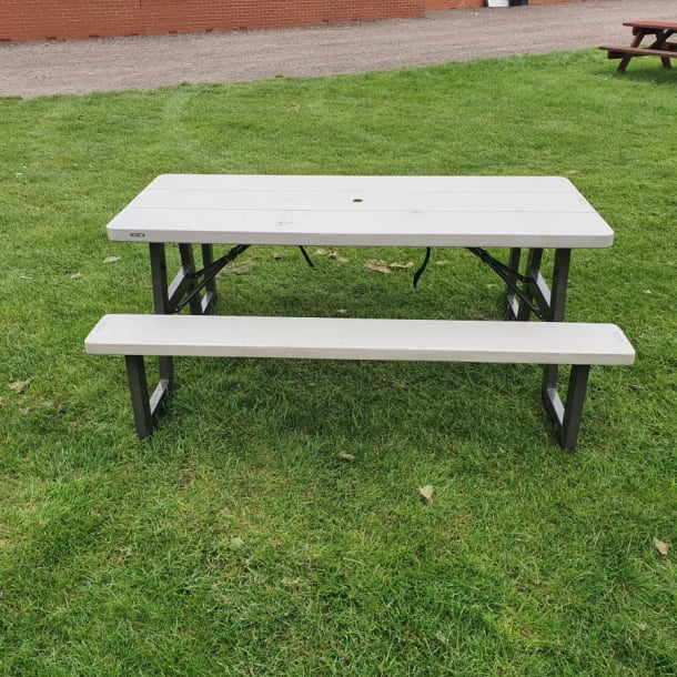 Plastic Pub Style Bench