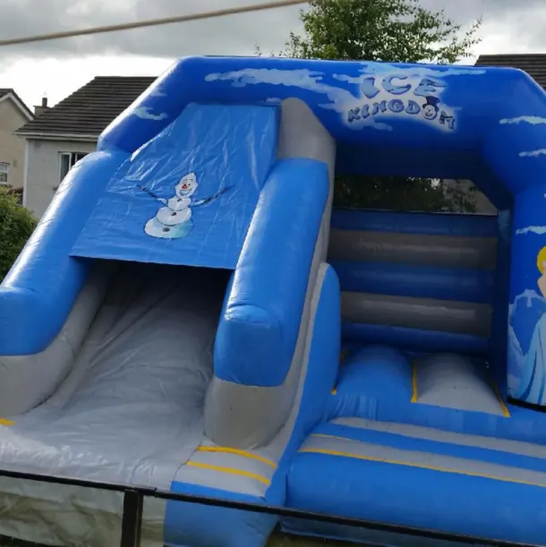 Frozen Bouncy Castle With Slide Weekend