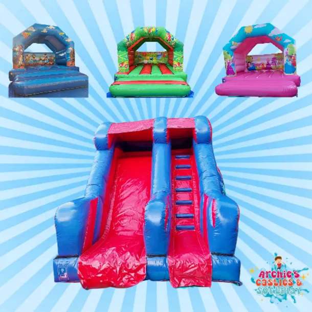 Platform Slide And 12ft X 12ft Castle Package