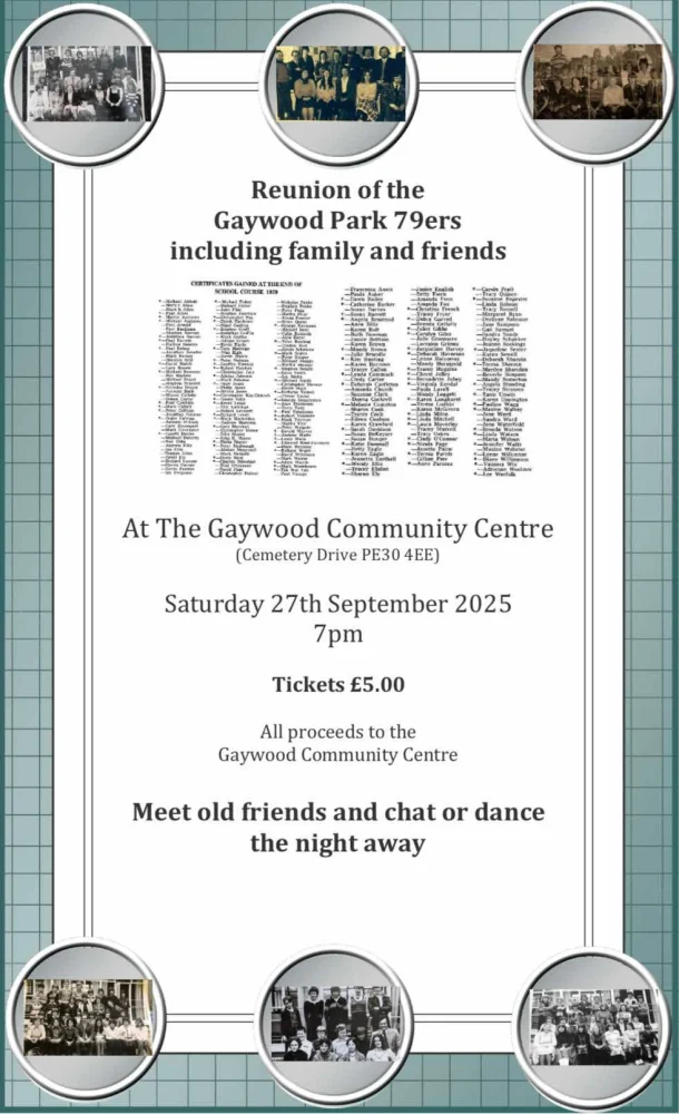Gaywood Park 79ers School Reunion