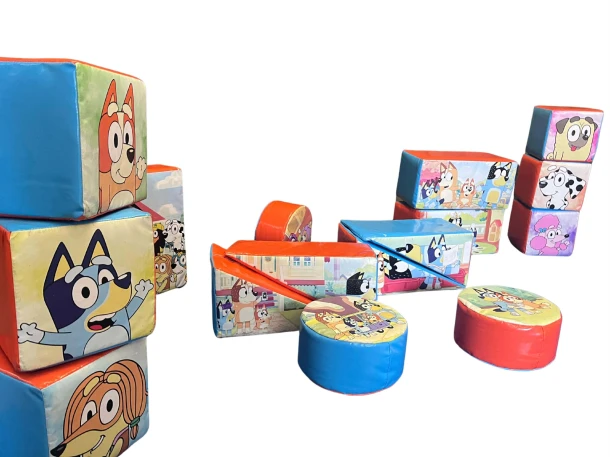 Bluey Soft Play Shapes And Ball Pit