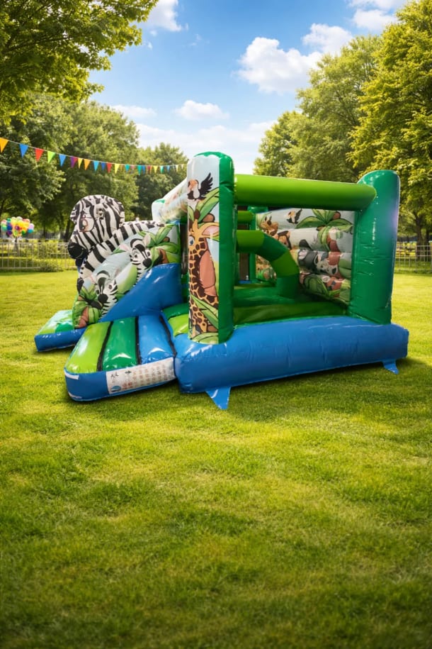 Jungle 3d Bouncy Castle