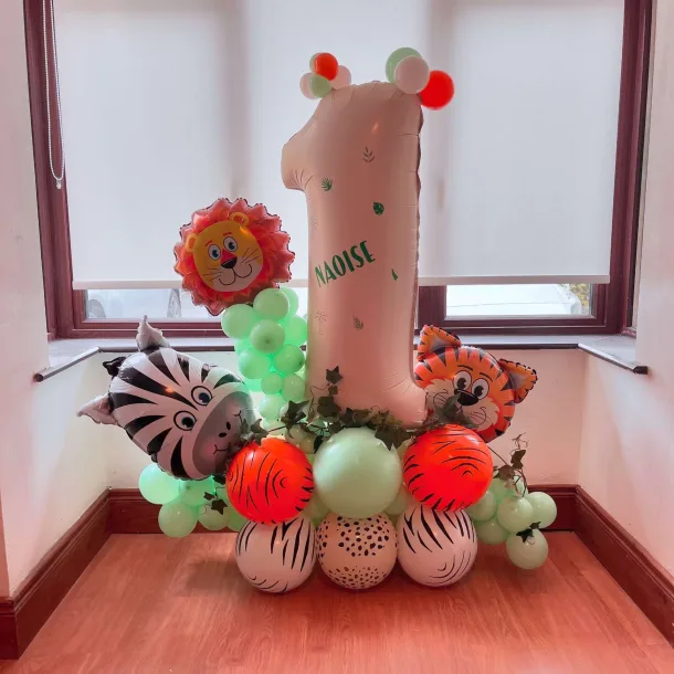 Safari Themed Birthday Display