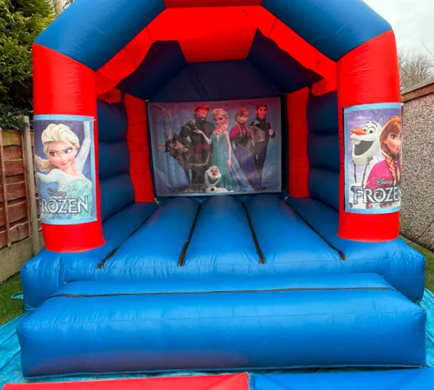 12ft X 12ft Blue And Red Castle - Frozen Theme