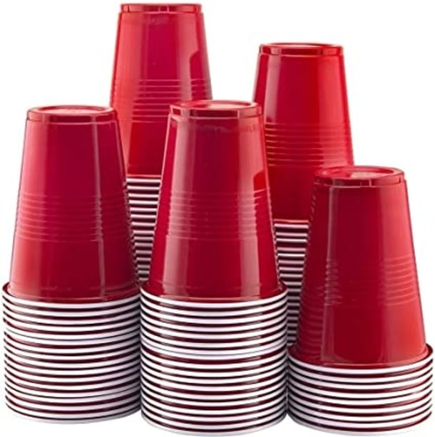 16oz Plastic Red Cup Party