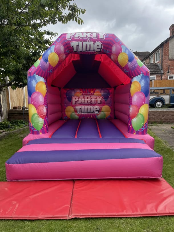 15ft X 12ft Pink-purple Party Bouncy Castle
