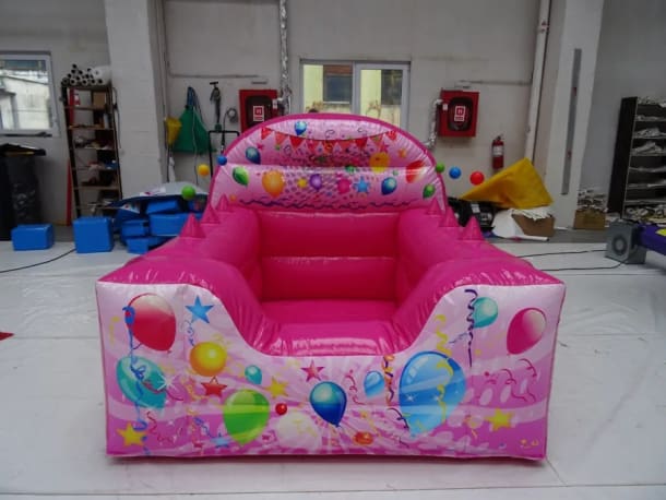 High Back Pink Ball Pool