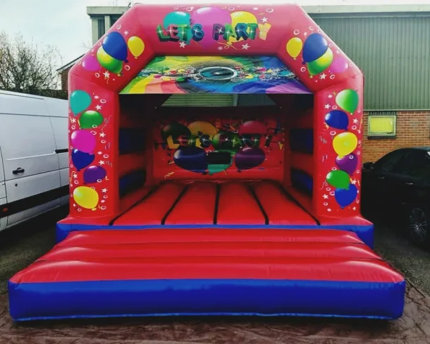 Lets Party Disco Bouncy Castle