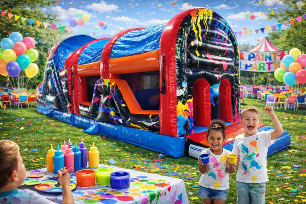 Paint Obstacle Course